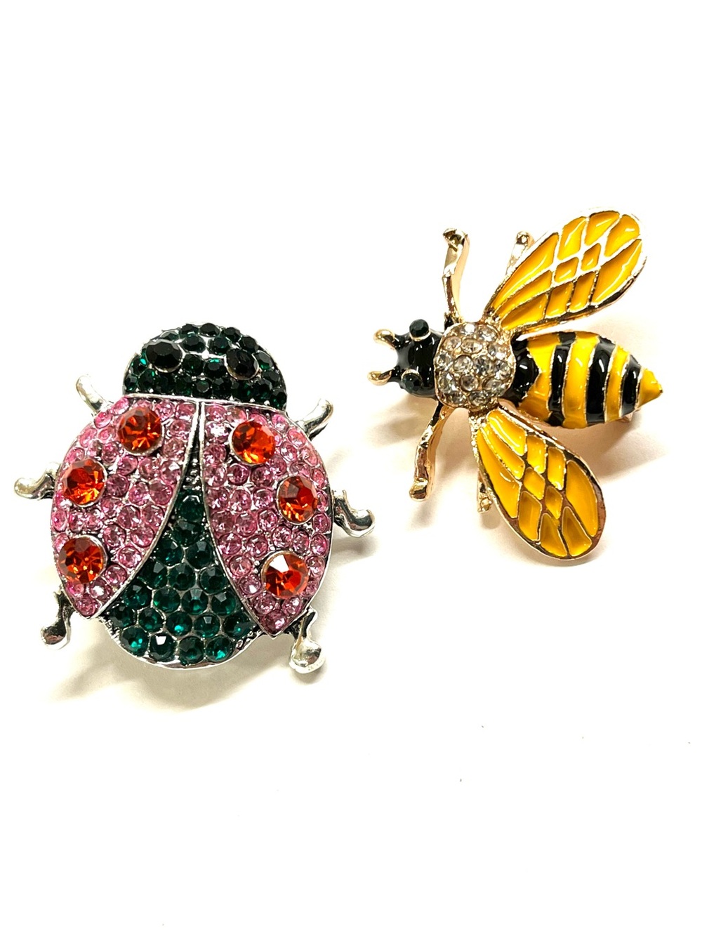 Insect Brooches, Pins Set of 2 NWT